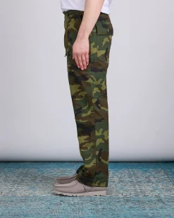 Clearance Needles String Fatigue Pant Cotton Ripstop Woodland Camo