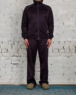 Clearance Needles Track Pant Poly Smooth Dark Purple