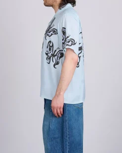 Best Needles x Kae Tanaka One-Up Rayon Shirt KT Papillon Light Blue