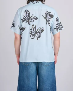 Best Needles x Kae Tanaka One-Up Rayon Shirt KT Papillon Light Blue