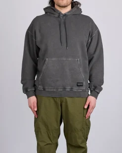 Clearance Neighborhood Pigment Dyed Sweat Hoodie Black