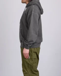 Clearance Neighborhood Pigment Dyed Sweat Hoodie Black