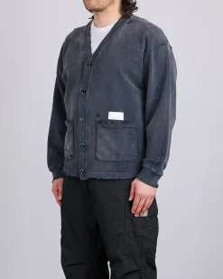 New Neighborhood Savage Cardigan Sweat Shirt Black