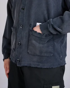 New Neighborhood Savage Cardigan Sweat Shirt Black