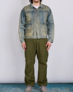 New Neighborhood Savage Type-1 Denim Jacket MOD Indigo