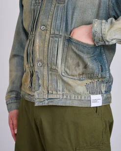 New Neighborhood Savage Type-1 Denim Jacket MOD Indigo