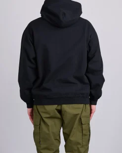 Fashion Neighborhood Solid Sweat Hoodie Black