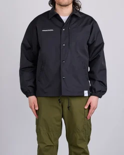 Discount Neighborhood Windbreaker Jacket-2 Black