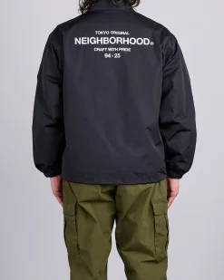 Discount Neighborhood Windbreaker Jacket-2 Black