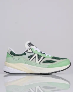 Discount New Balance Made in USA U990v6 Avocado/Natural Mint