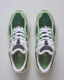 Discount New Balance Made in USA U990v6 Avocado/Natural Mint