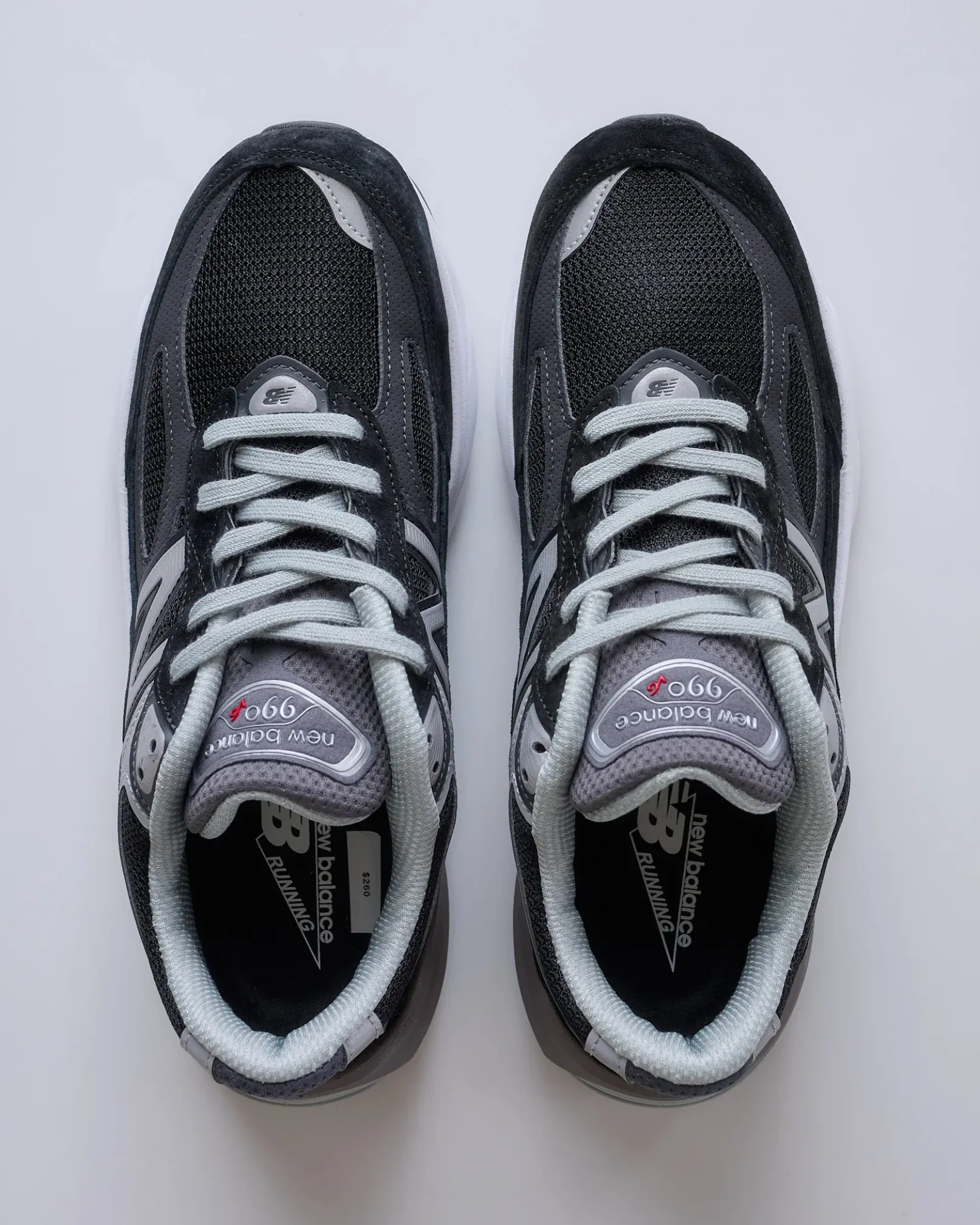 Online New Balance Men's M990v6 Made in USA Black White