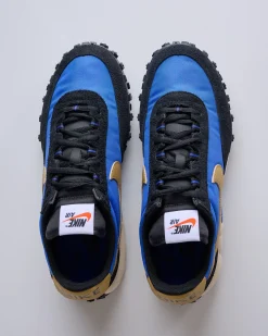 Discount Nike Air Max Waffle SP Hyper Blue Metallic Gold-Black FV6946 400