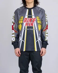 Best Nike Jordan x Nigel Sylvester Jersey Iron Grey Black Cinnabar