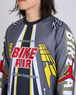 Best Nike Jordan x Nigel Sylvester Jersey Iron Grey Black Cinnabar