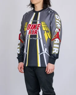 Best Nike Jordan x Nigel Sylvester Jersey Iron Grey Black Cinnabar