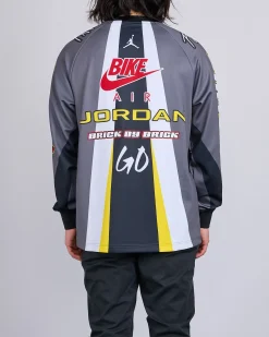 Best Nike Jordan x Nigel Sylvester Jersey Iron Grey Black Cinnabar