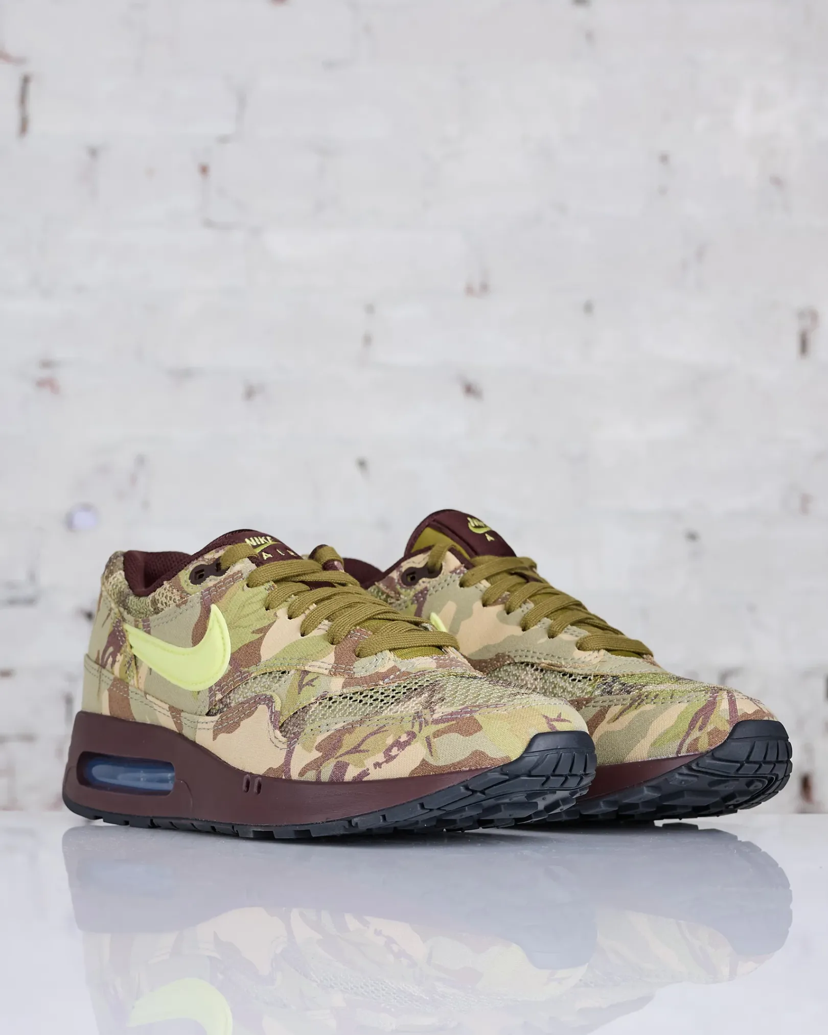 Hot Nike Men's Air Max 1 '86 OG Earth/Lt Lemon Twist-Oil Green-Black