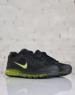 New Nike Men's Air Max 2013 Black/Cyber-Anthracite