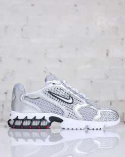 Outlet Nike Men's Air Zoom Spiridon Cage 2 Lt Smoke Grey/Metallic Silver