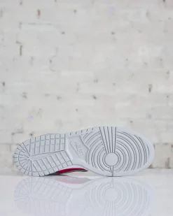 Online Nike Men's Dunk Low Varsity Red Silver-White FQ6965 600