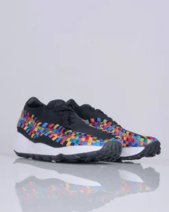 Hot Nike Women's Air Footscape Woven Black Black-White