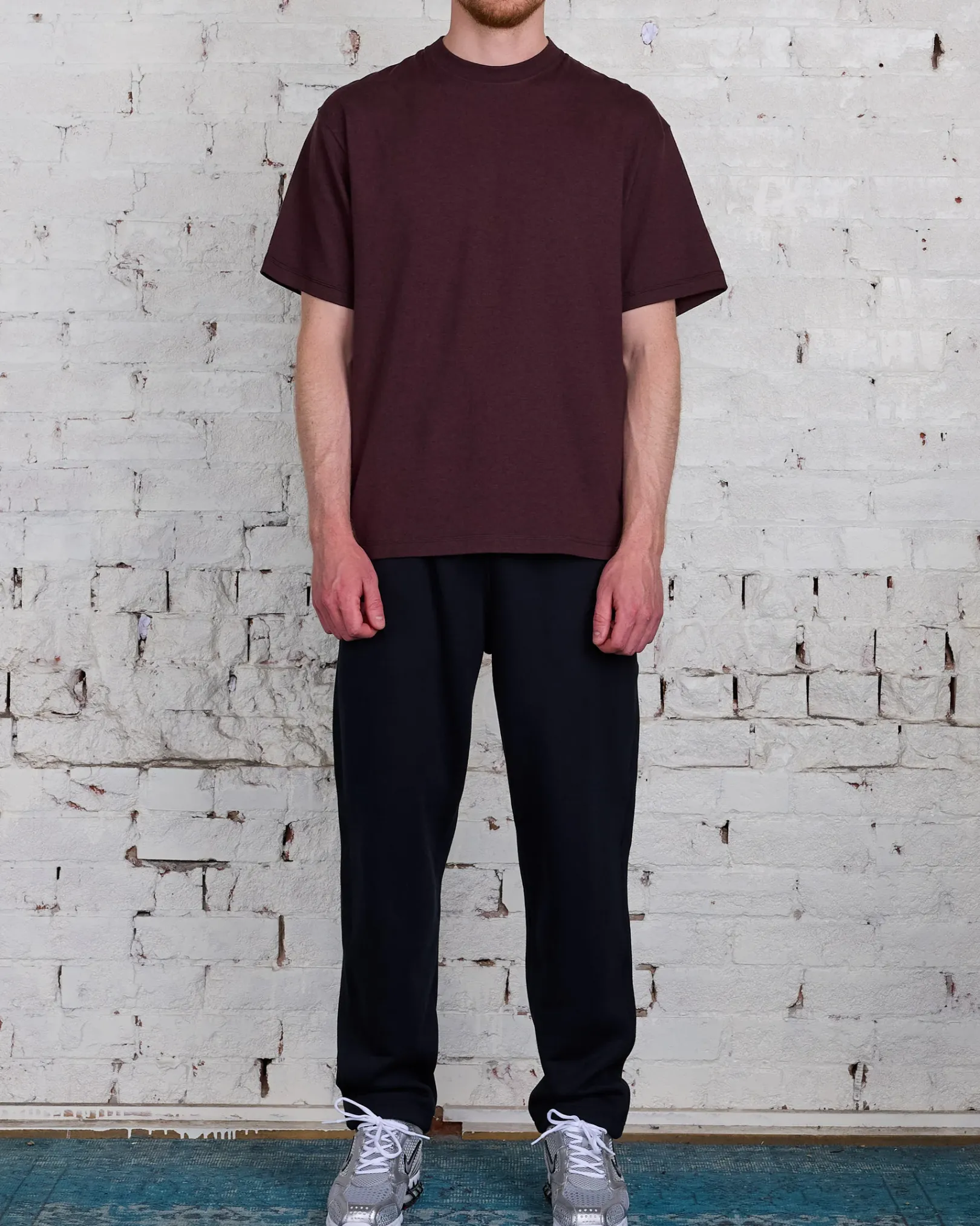 Outlet Nike Wool Classics Short-Sleeve T-Shirt Brown Basalt