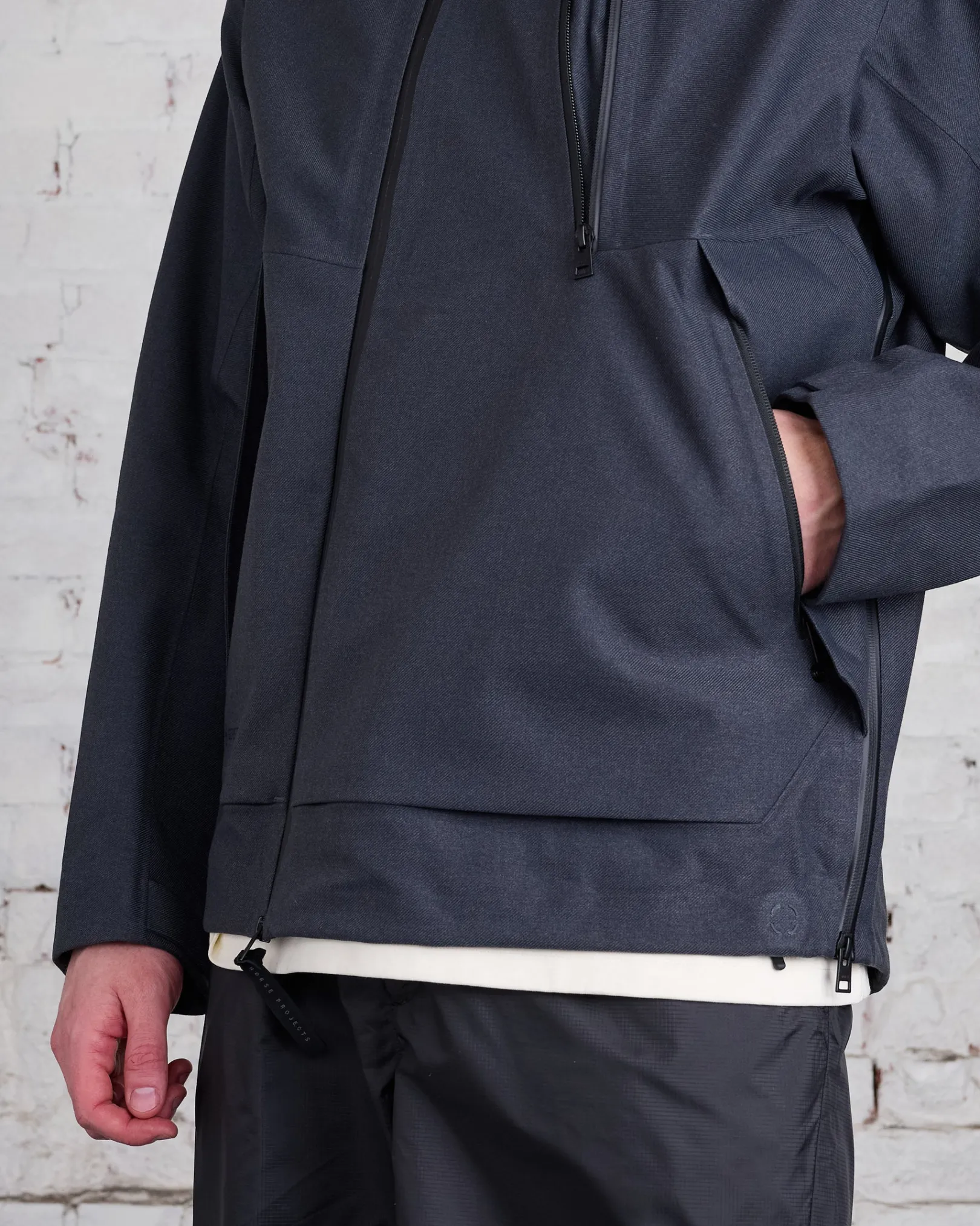 New Norse Projects Arktistk Norse Projects Arktisk 3L Gore-Tex Textured Jacket Charcoal