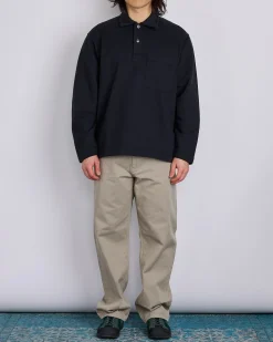 Best Norse Projects Fraser Relaxed Organic Loopback LS Black