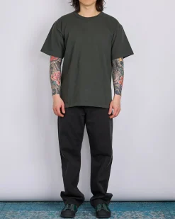 Clearance Norse Projects Simon Heavy T-Shirt Black Olive
