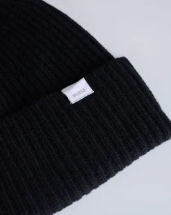 Discount Norse Projects Standard Merino Lambswool Beanie Black