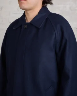 Best Norse Projects Vargo Wool Gore-Tex Coat Dark Navy