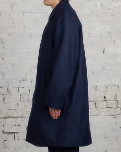 Best Norse Projects Vargo Wool Gore-Tex Coat Dark Navy