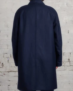 Best Norse Projects Vargo Wool Gore-Tex Coat Dark Navy