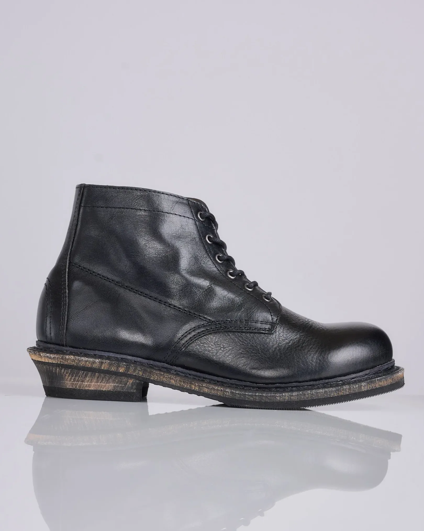 Outlet Our Legacy Cortege Boot Deep Black Leather