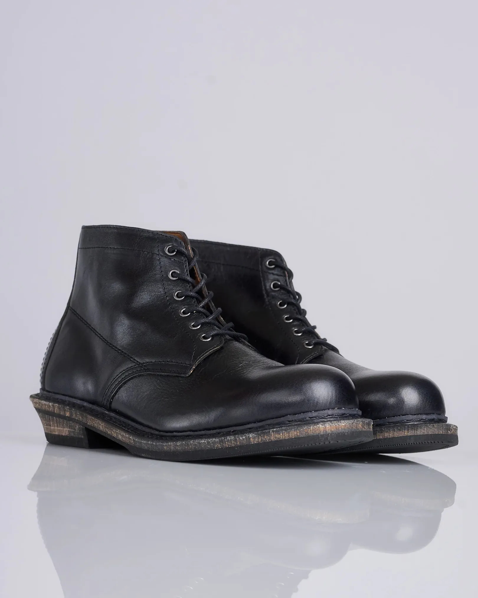 Outlet Our Legacy Cortege Boot Deep Black Leather
