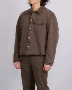 Sale Our Legacy Cut Rebirth Jacket Choco Overdye