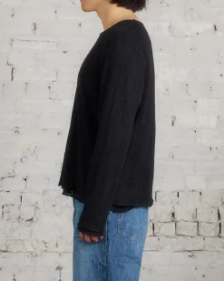 Hot Our Legacy Double Lock Longsleeve Black Crochet Stripe