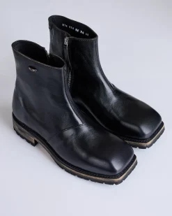Online Our Legacy Engine Boot Deep Black Leather