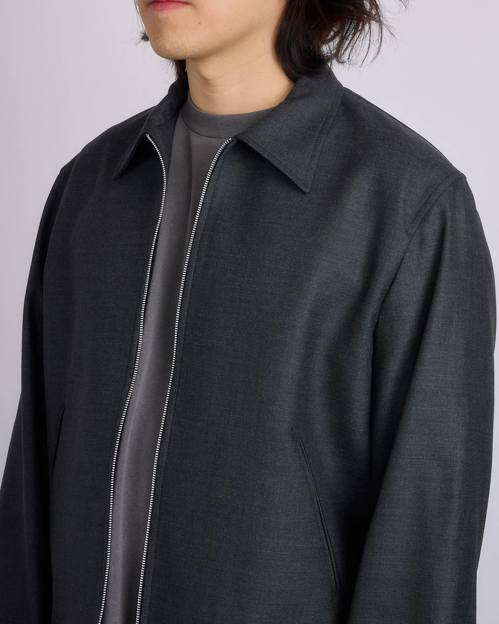 Hot Our Legacy Mini Jacket Premium Charcoal Office Wool