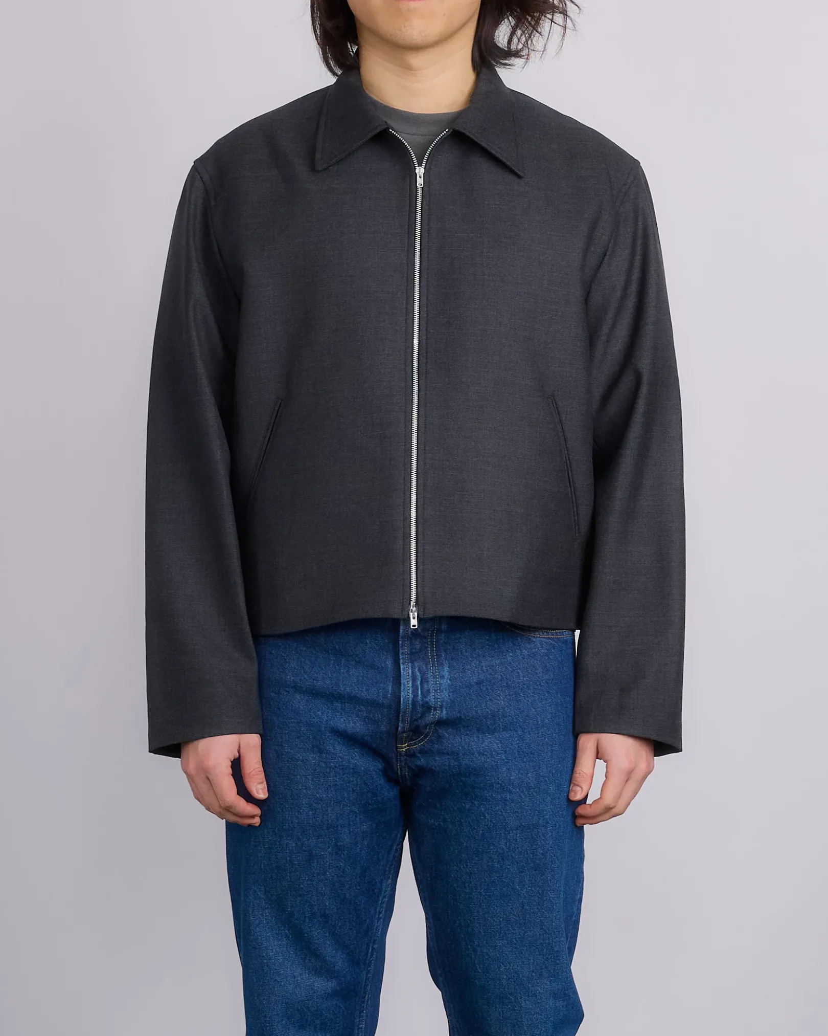 Hot Our Legacy Mini Jacket Premium Charcoal Office Wool