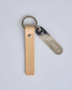 Fashion Our Legacy Ring Keyring Natural Leather