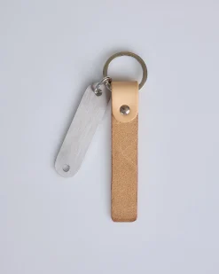Fashion Our Legacy Ring Keyring Natural Leather