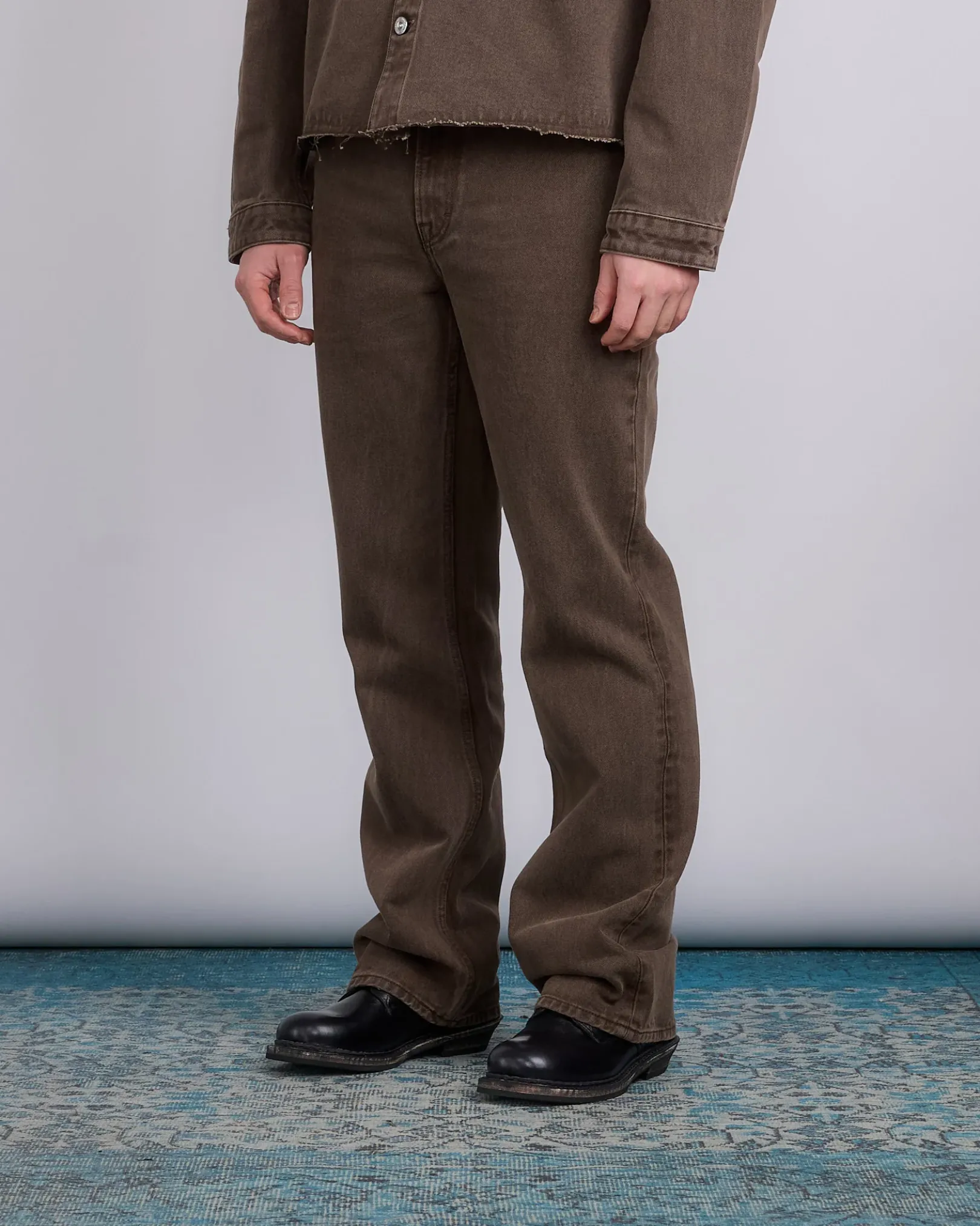 Hot Our Legacy 70s Cut Jean Choco Overdye