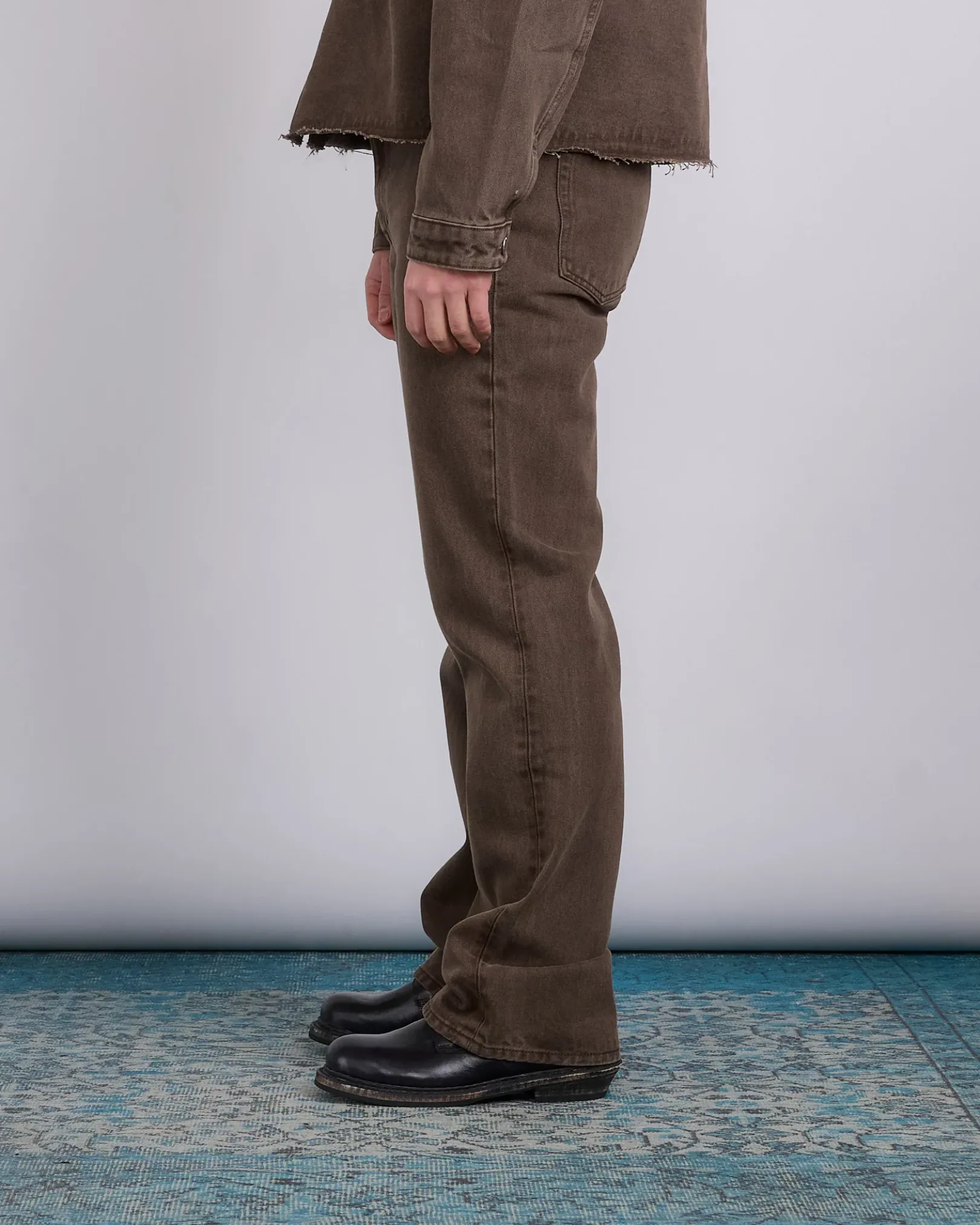 Hot Our Legacy 70s Cut Jean Choco Overdye