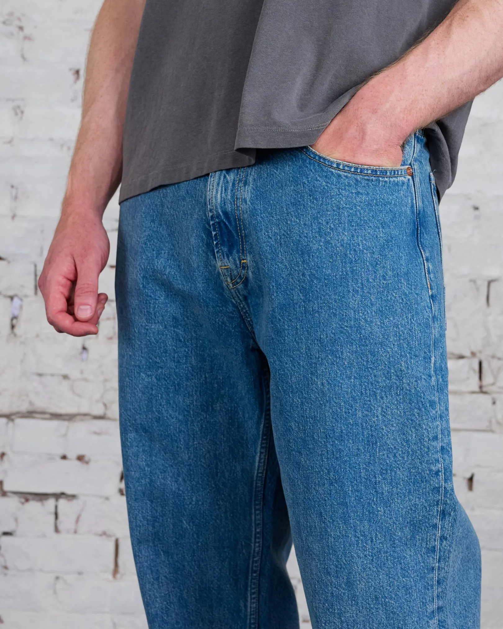 New Our Legacy Third Cut Jean Blue Tech Wash Denim