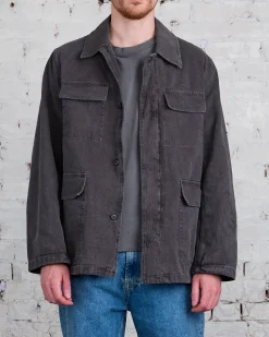 Hot Our Legacy Uniform Jacket Ash Black Reborn Canvas