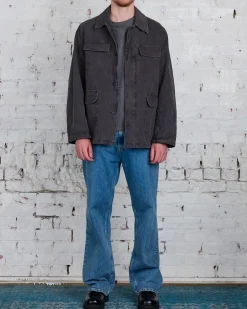 Hot Our Legacy Uniform Jacket Ash Black Reborn Canvas