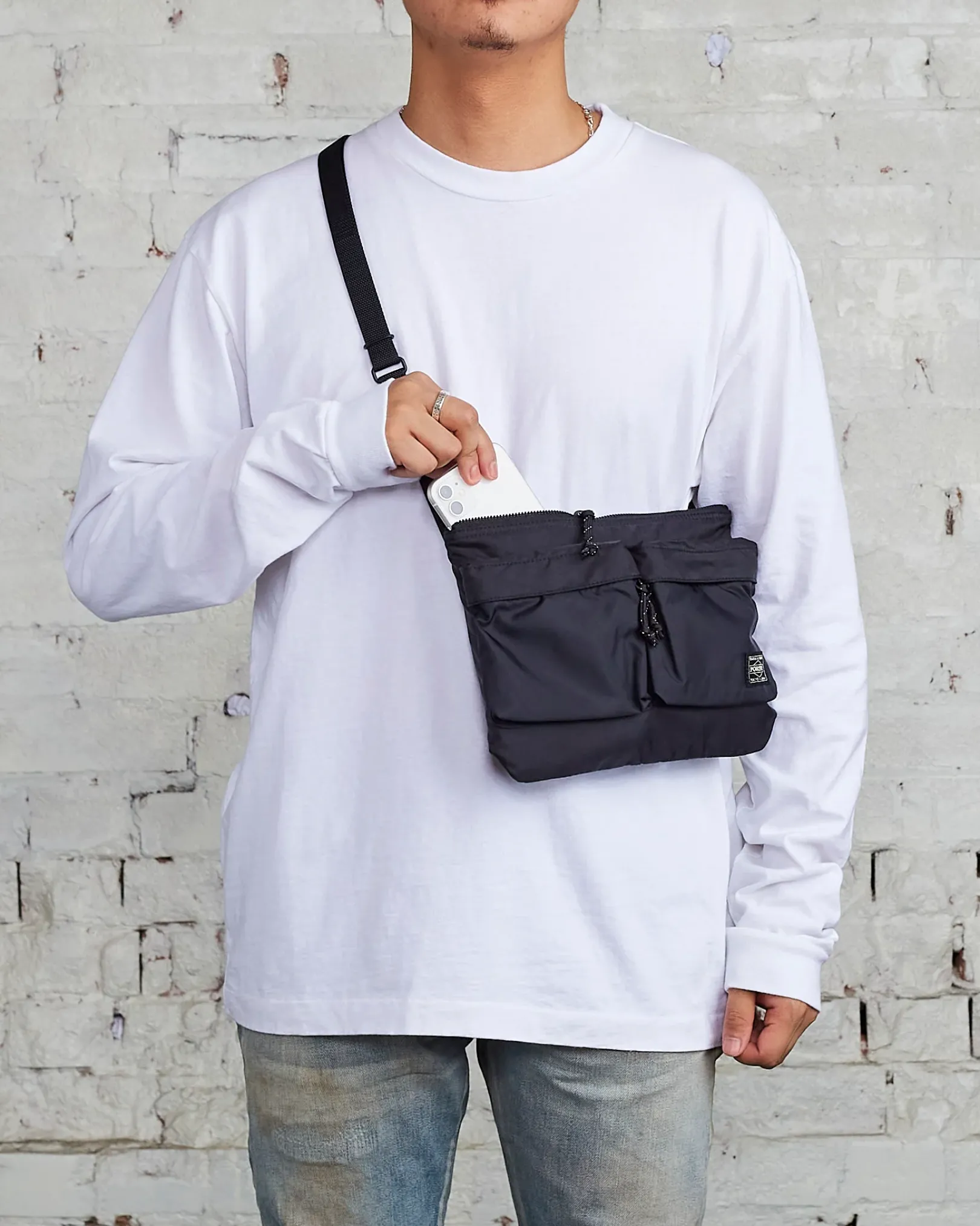 Hot Porter-Yoshida u0026 Co. Porter Force Shoulder Bag Black