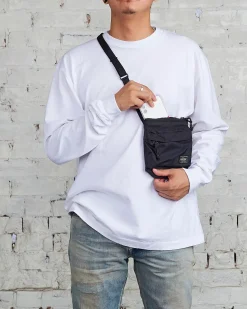 Hot Porter-Yoshida u0026 Co. Porter Force Shoulder Pouch Black